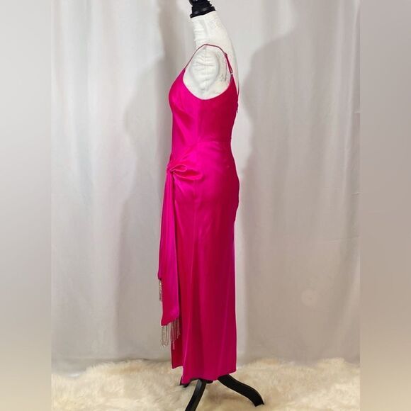 Cinq A Sept Kalena Silk Embellished Midi Dress size 2 - Picture 8 of 15